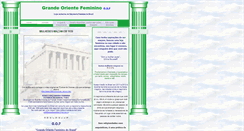Desktop Screenshot of maconariafeminina.org.br