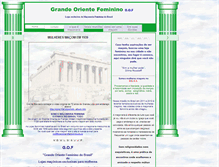 Tablet Screenshot of maconariafeminina.org.br